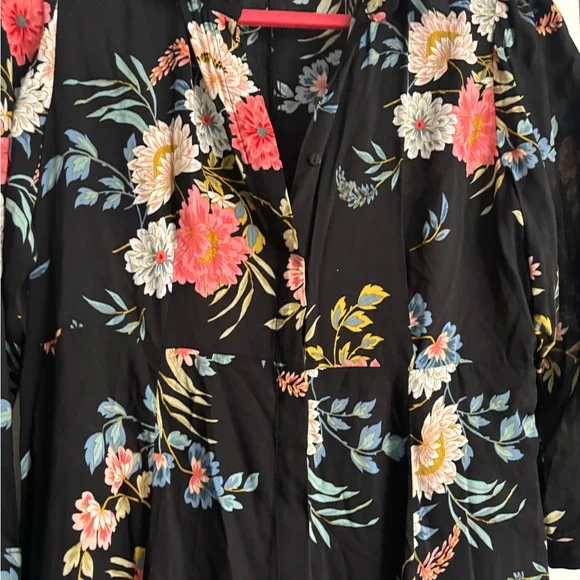 ZARA Floral Black Maxi Dress - Picture 3 of 5